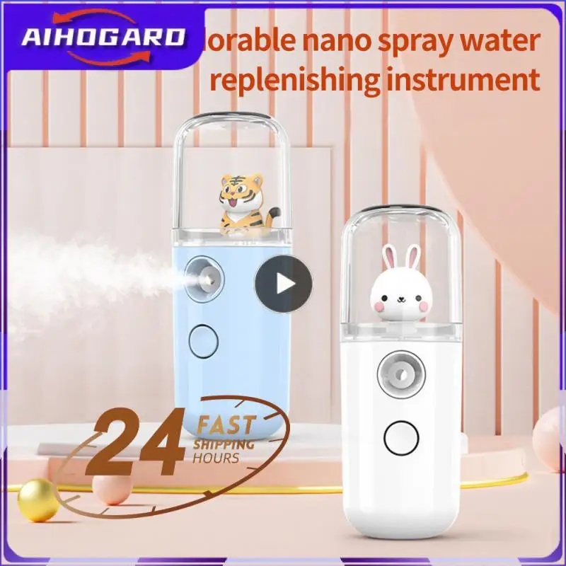 

1~10PCS Mini Portable Beauty Humidifier USB Rechargeable Nebulizer Face Steamer Moisturizing Skin Care Tools Home Hydrating