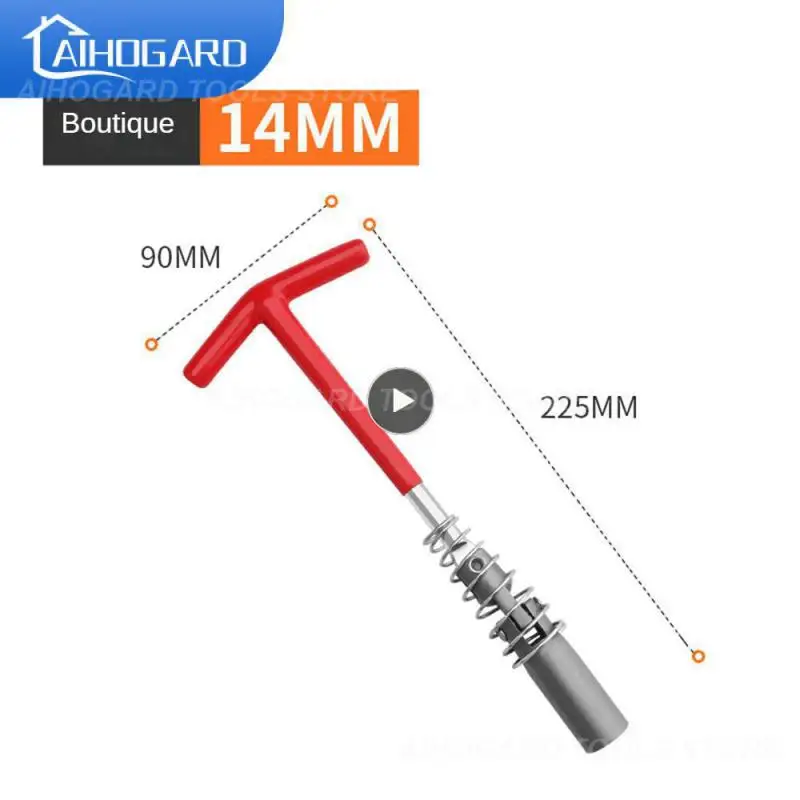 

Wrench 360 Degrees Portable Spark Plug Sleeve Universal Practical Multi-function Spanner Alloy Steel Extended Wrench Durable