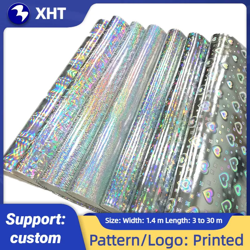 

1.37x3m Silver Mirror Metallic Laser Printed PU Faux Leather Fabric Sheet for Making Shoe Upper/Bag/Clothing/DIY Accessories