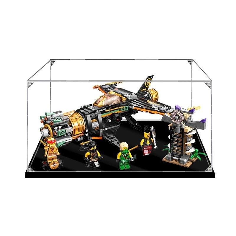 

50x25x25 см 2 мм 3 мм витрина для Lego 71736 Blaster самолёт строительные блоки детали