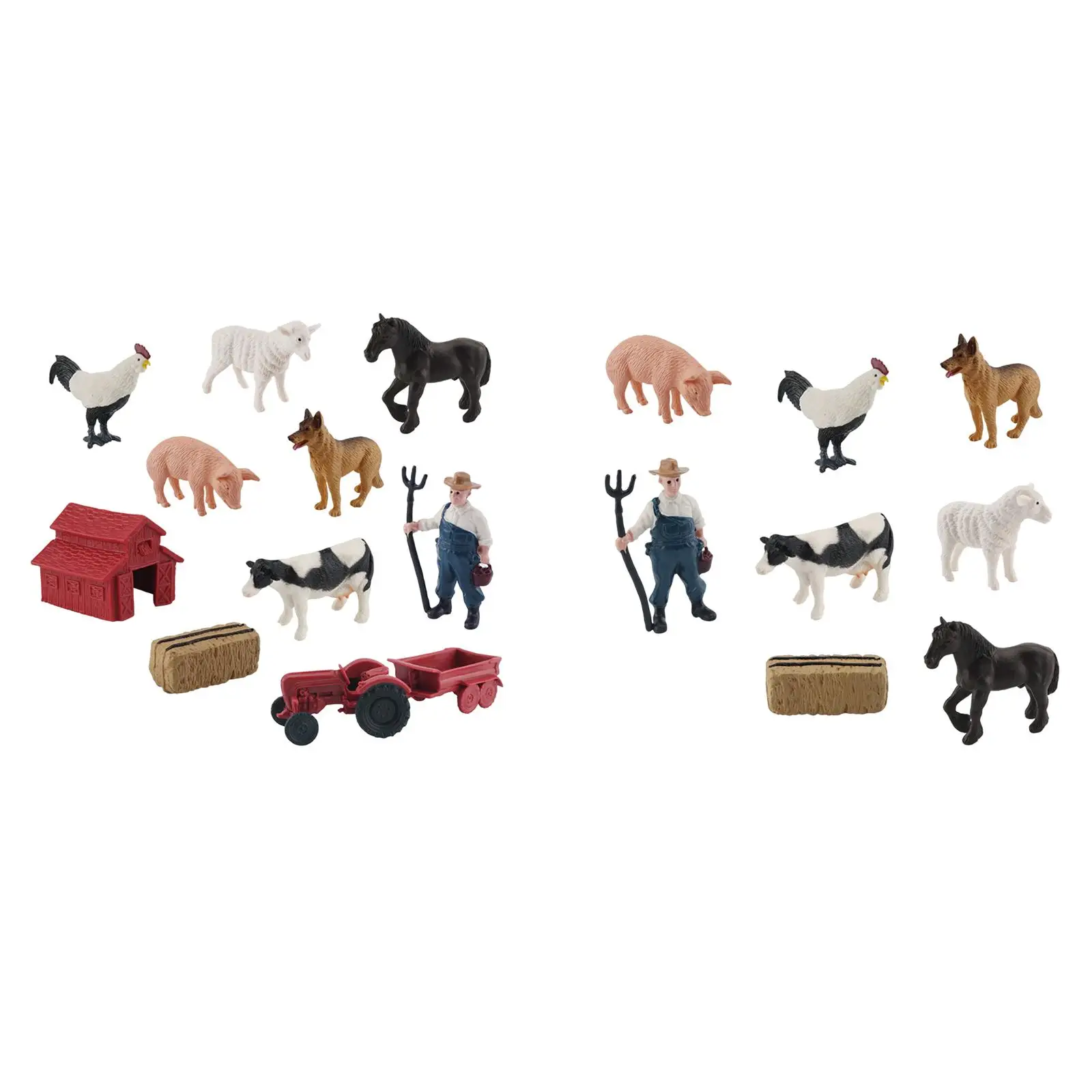 

Farm Animals Figurines Toys Farm Toys Playset Small Poultry Toy for Toddlers