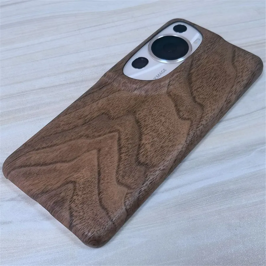 

For Huawei P60 Art Walnut Cherry Wood Rosewood Bamboo Wooden Back Case Cover For Huawei P60 Art