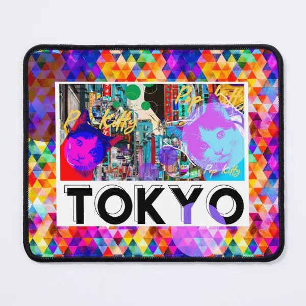 

Коврик для мыши Pop Kitty с принтом Токийский калейдоскоп коврик для мышки с Аниме Коврик для компьютерной клавиатуры Мужской игровой Настольн...