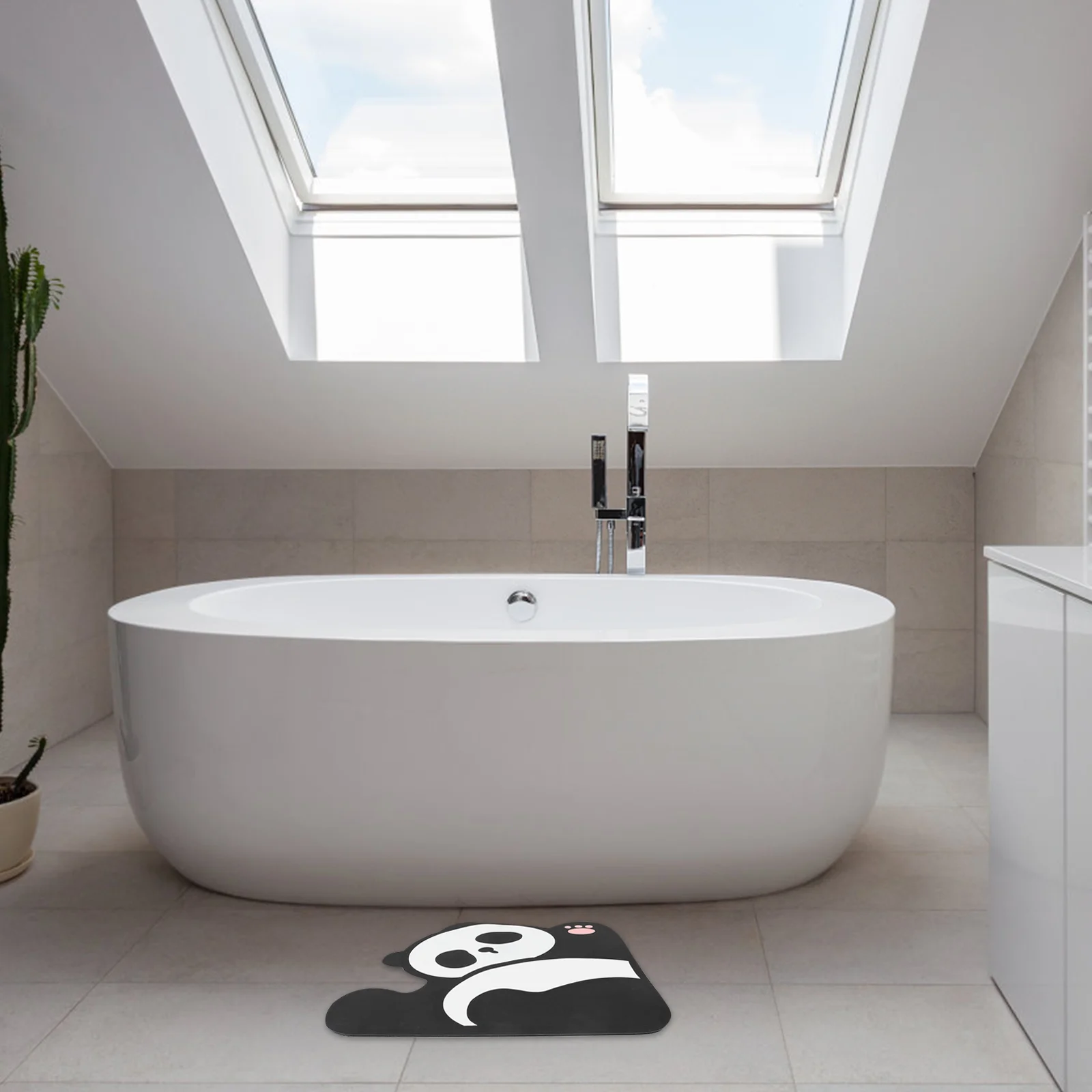 Напольный коврик для ванной комнаты зоны спальни МИЛЫЙ натуральный напольный