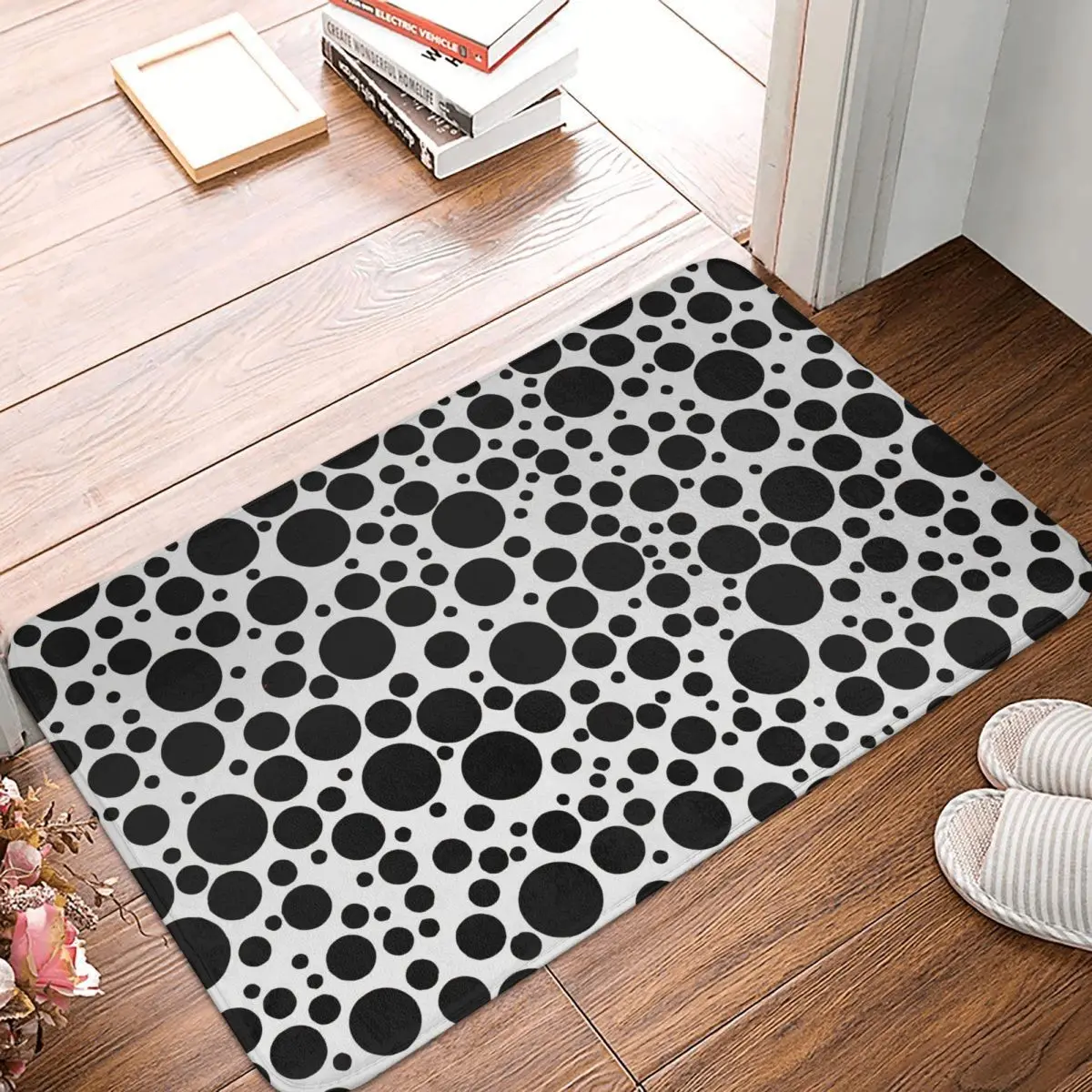 

Yayoi Kusama Japanese Artist Kitchen Non-Slip Carpet Moderne Tokyo 1998 Living Room Mat Entrance Door Doormat Floor Decor Rug