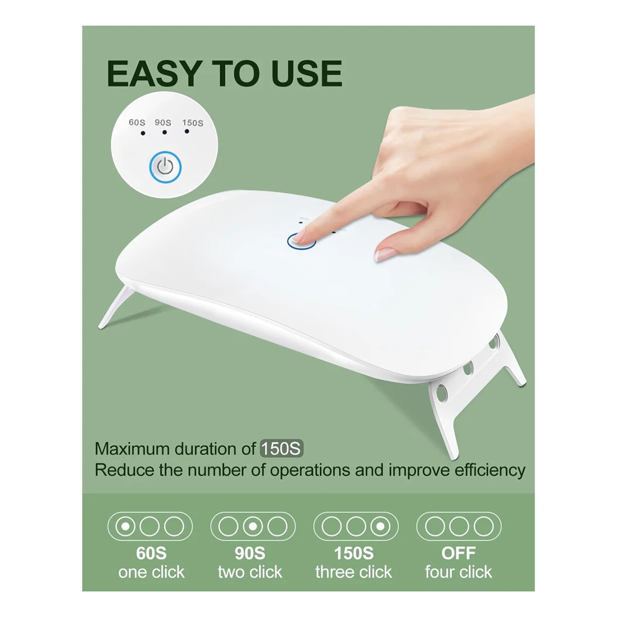 УФ-лампа для смолы складная из портативная и быстроотверждаемая высокой