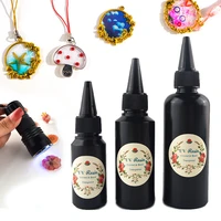 hard uv resin glue crystal ultraviolet curing epoxy resin uv glue solar cure sunlight activated diy resin clear jewelry making