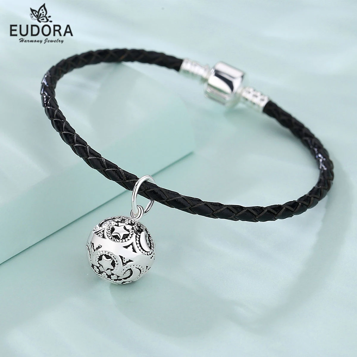 

EUDORA 14mm Pregnancy Bola Bracelet Angel Caller Baby Wishing Bell Ball Bracelet Fashion Fine Jewelry for Women Man Gift 2022