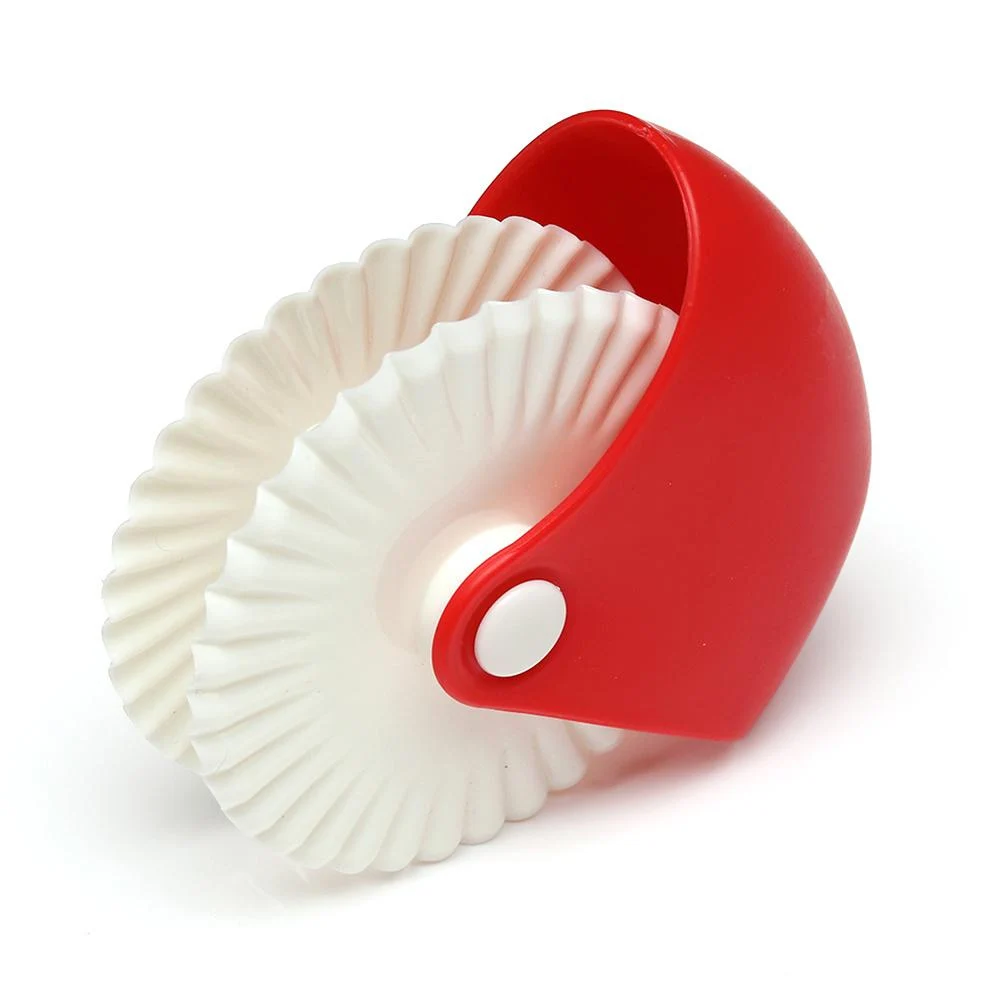 

Kitchen Noodle Cutting Section Cutter Manual Cutting Machine Wheel Cutter(Wave pattern 78061)