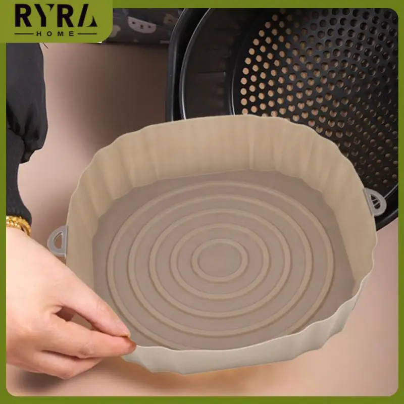 

Air Fryer Accessories Silicone Air Fryers Oven Baking Tray For Kitchen Silicone Molds Pastry And Pastry Air Fryer Inner Liner