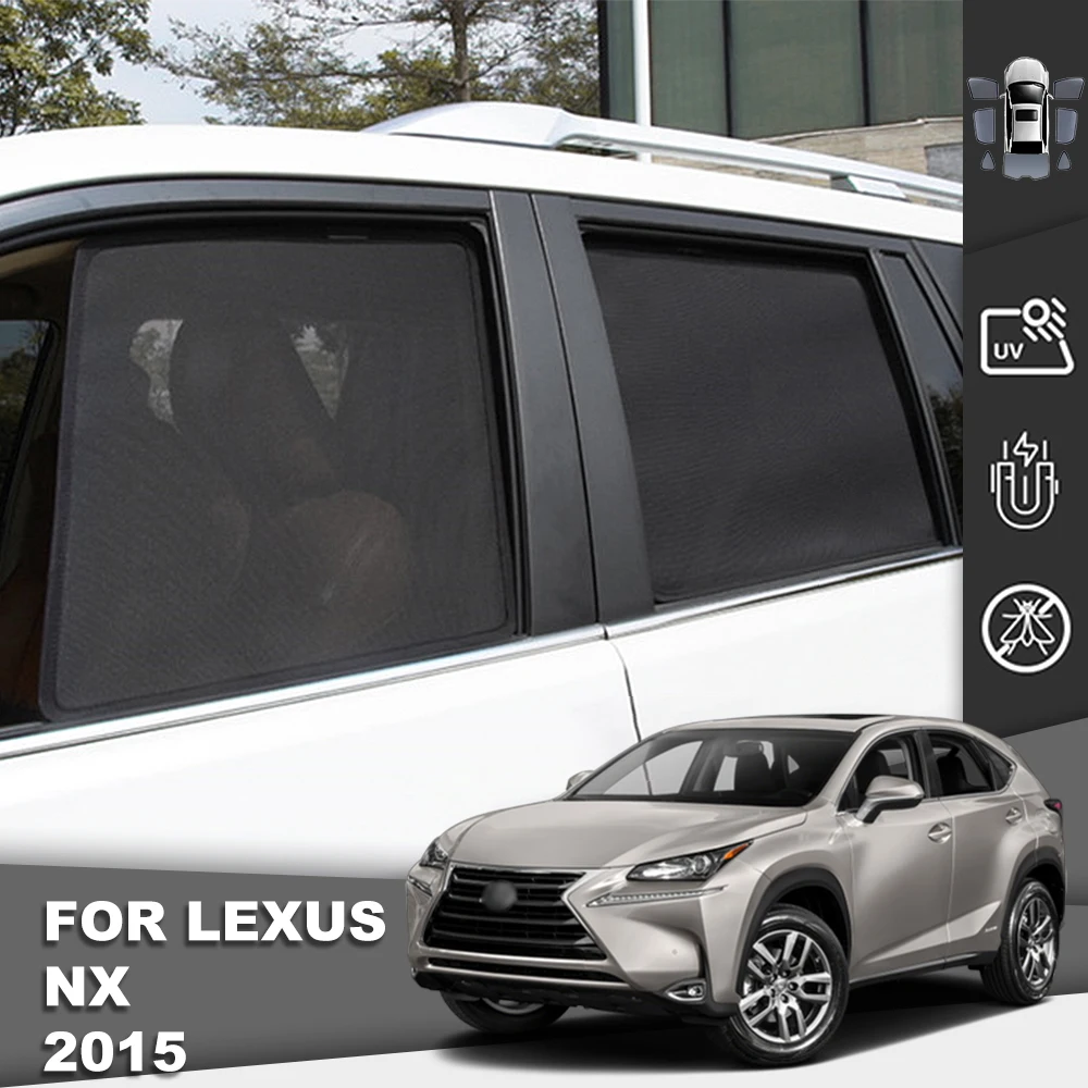 

For Lexus NX 2015-2022 300H 200T 300 NX200T NX300H NX300 Magnet Car Sunshade Front Windshield Mesh Curtain Side Window Sun Shade