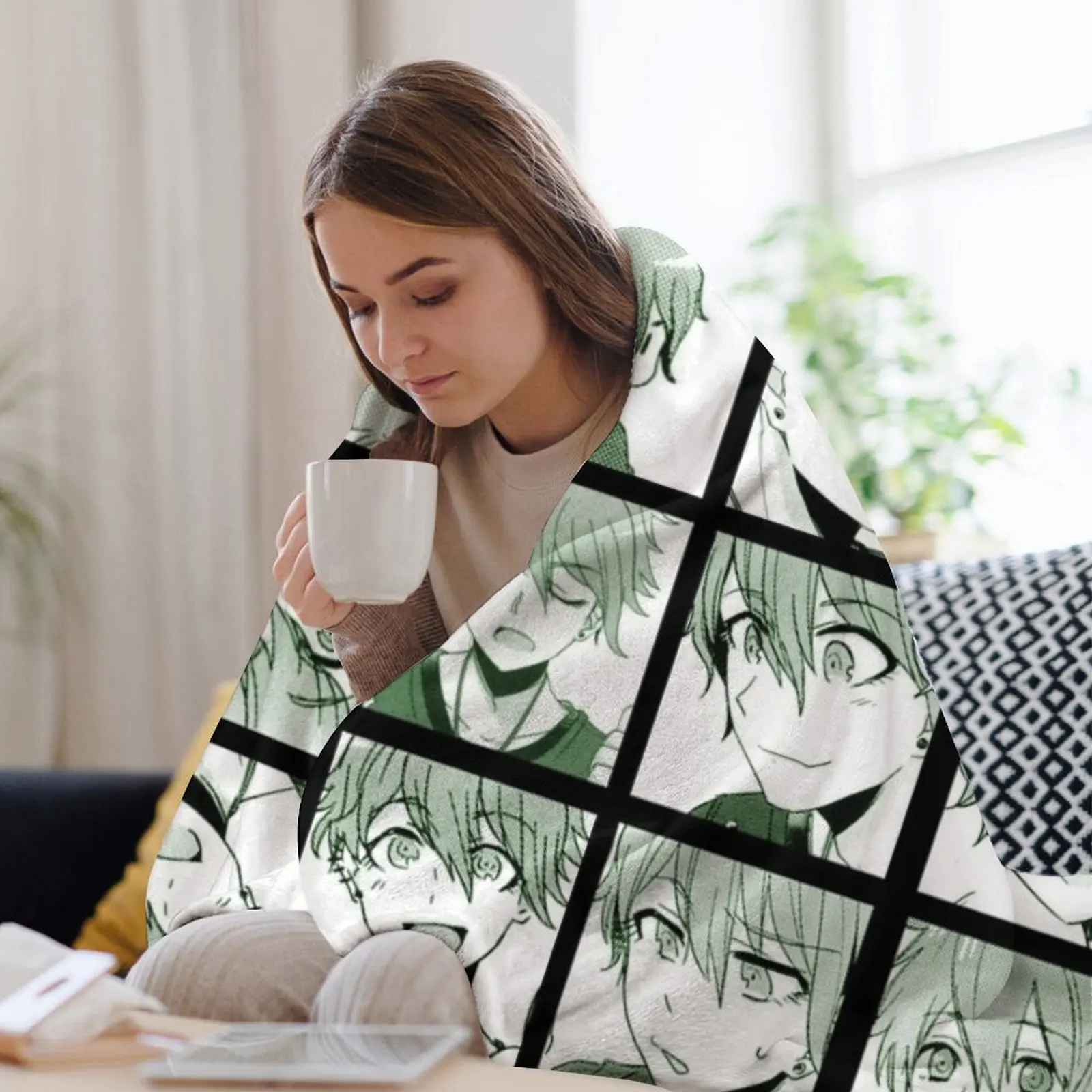 Коллекция Rantaro Manga (цветное) пледы для сна ребенка тяжелые одеяла кровати