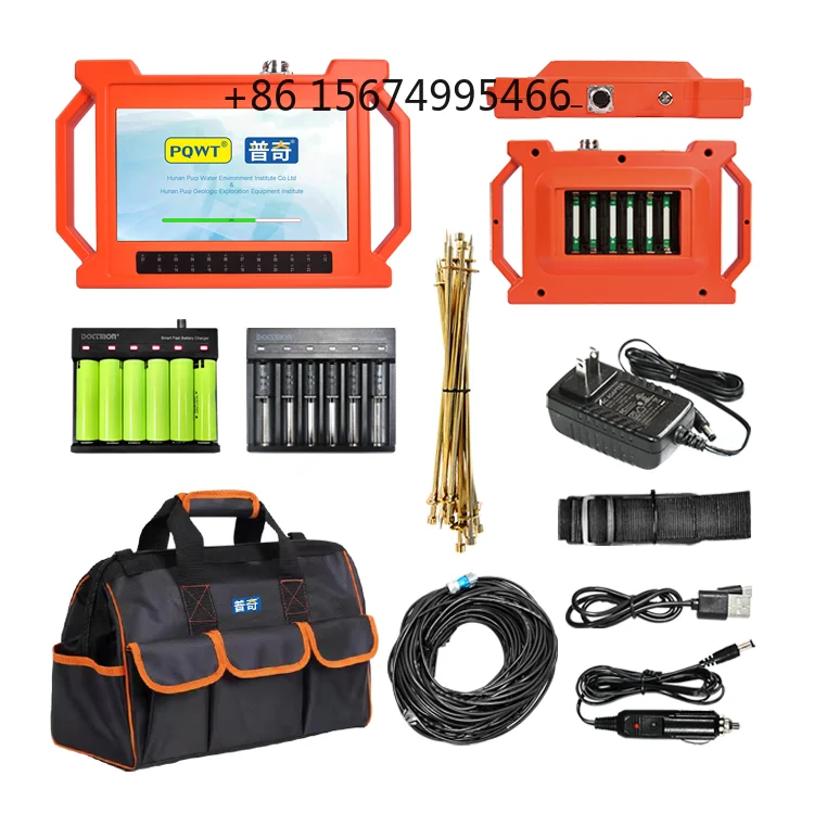 

PQWT GT Series Auto Analysis Geophysical Survey Equipment 3D Map Multi Channels Deep Depth Underground Water Detector