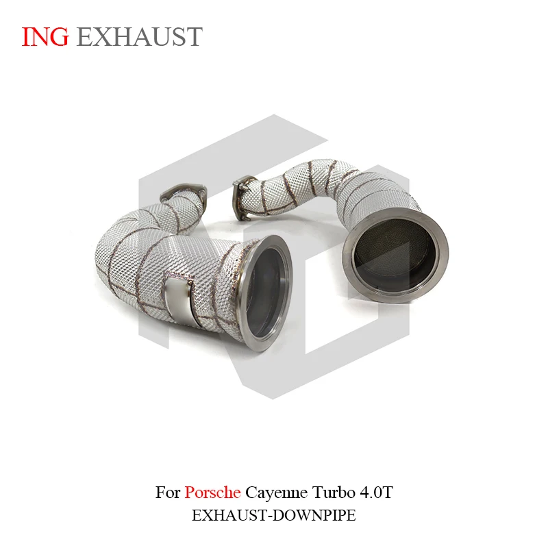 Выхлопная каталитическая труба для Porsche Cayenne 9Y0 4 0 T iv 18up turbo Pipe ss304