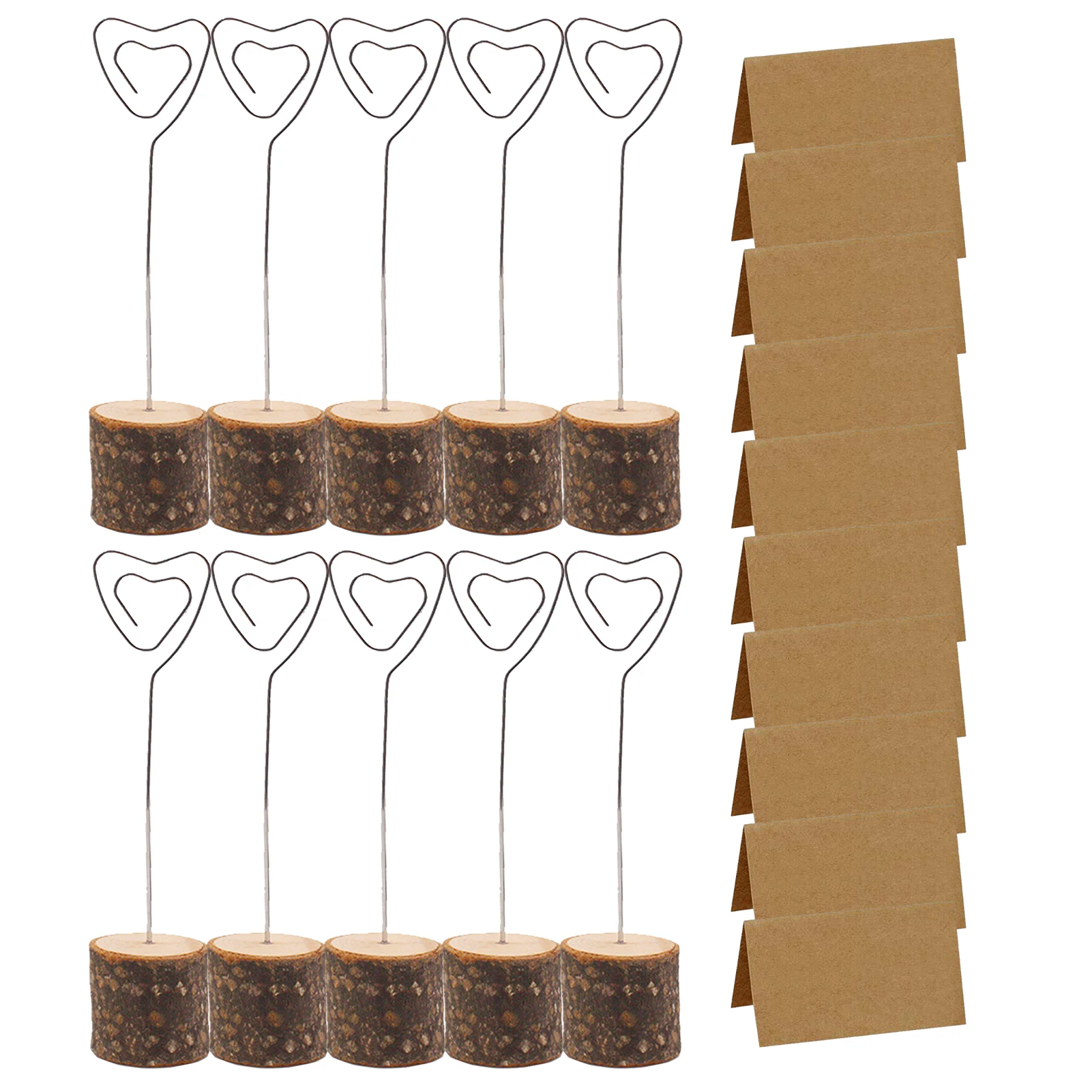 

10pcs Reusable Table Number Holder Name Sign Offices Party Gift Elegant Photo Desktop Restaurant Paper Stand With Place Card