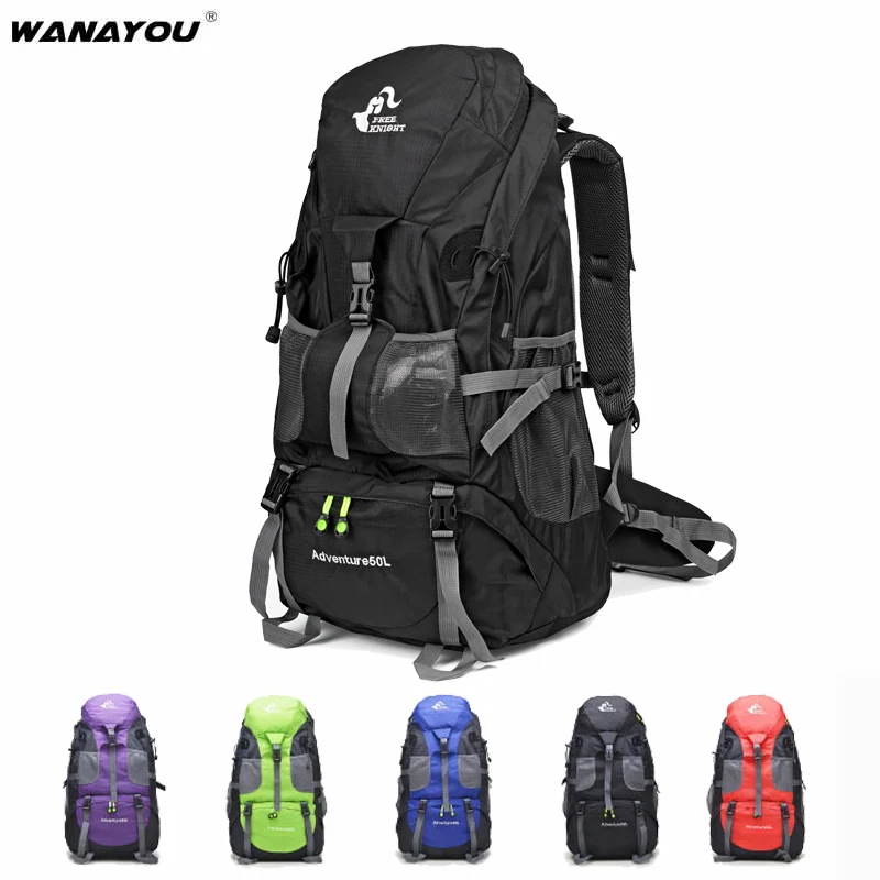 Водонепроницаемый походный рюкзак 50 л женские рюкзаки для альпинизма треккинга