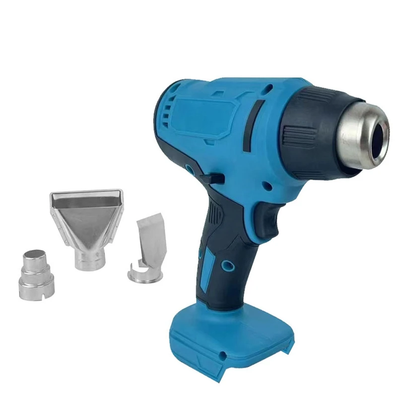 

Cordless Handheld Hot Air-Gun With 2 Nozzles Temperature Adjustable Electric Heat-Gun For Makita 18V Battery