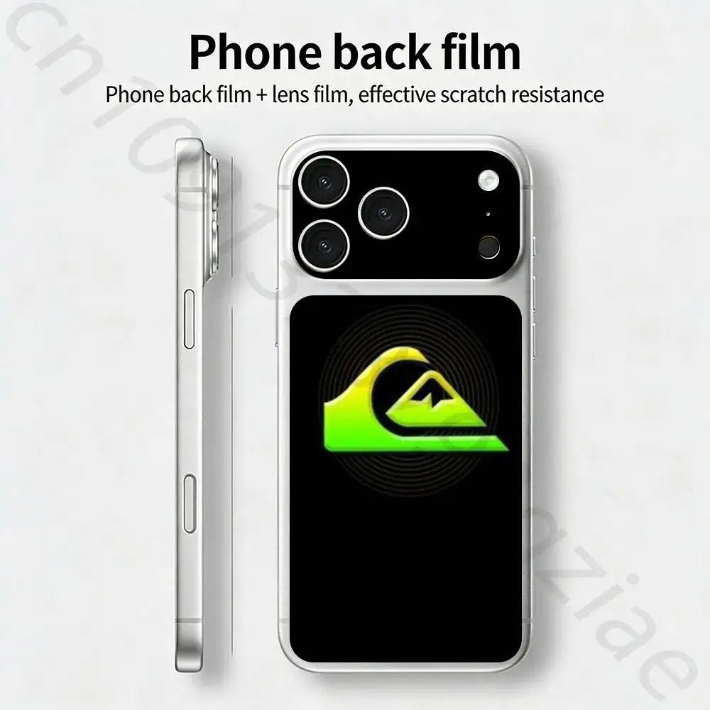 Фото Защитная пленка Q-QuiksilverS LOGO TICKET Decal Skin Wrap для iPhone 17 Pro или Pro Max: для задней панели, рамки и камеры №5