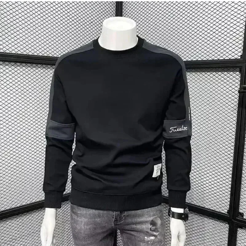 Весна и осень 2024 новая мужская одежда для гольфа рубашка мужской пуловер модная