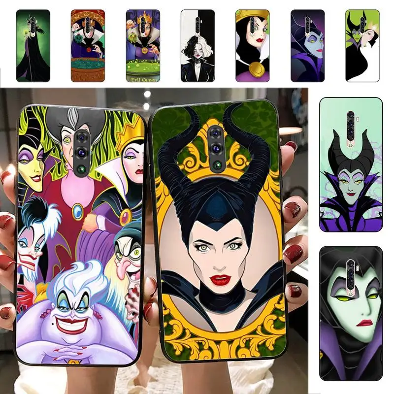 

Disney villain queen Phone Case for Vivo Y91C Y11 17 19 17 67 81 Oppo A9 2020 Realme c3
