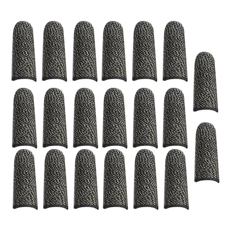 

10 пар мобильных игровых контроллеров для пальцев, защита от пота, многоразовые, устойчивые к поту, дышащие, полный пресс, набор для пальцев