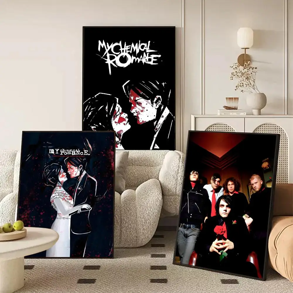 Фото Плакат Band My C-Chemical R-Romance, идеальная наклейка, самоклеящаяся, художественная, предназначенная для дома, столовой, офиса, помещений №3