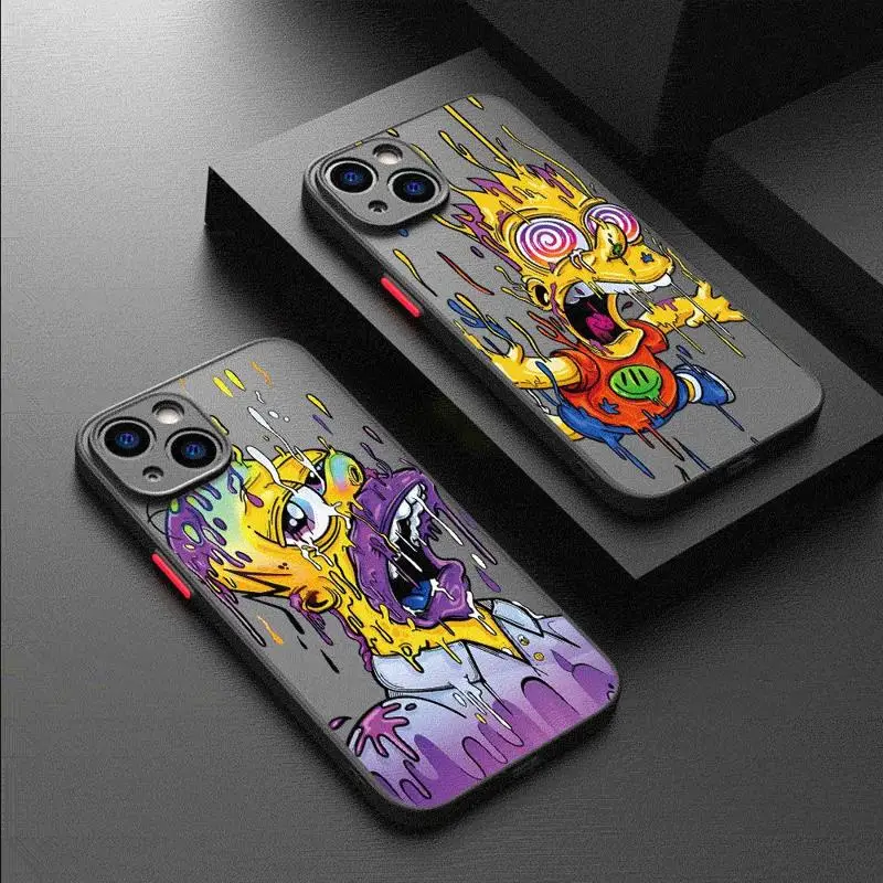 Чехол для Apple iPhone 15 11 14 13 12 Pro 7 XR X XS Max 8 Plus 6 6S SE 2022 15Pro черный матовый чехол телефона