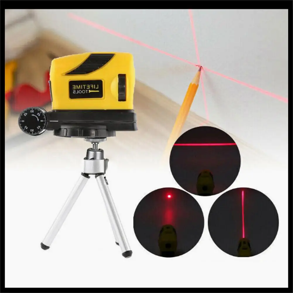 

360-Degree Rotating Level With Tripod Auto-leveling Point Line Vertical Infrared Measuring Laser Construction Tools