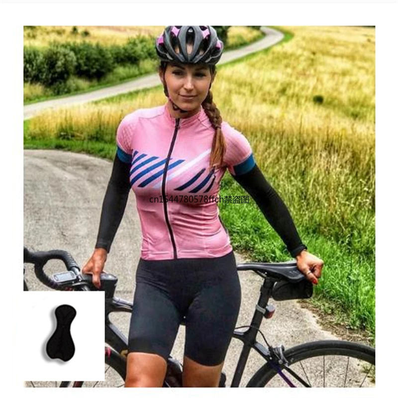 

Women's High Quality Cycling Jerseys Suit, Custom Cycling Sublimation Jerseys Sets, Printed Cycling Jerseys Triathlon Jumpsuit