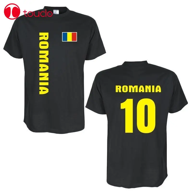 

Hot Sale T-Shirt Rumanien (Romania) Country Flag Shirt Back Number Double Side Mens T Shirts Graphic Tshirt