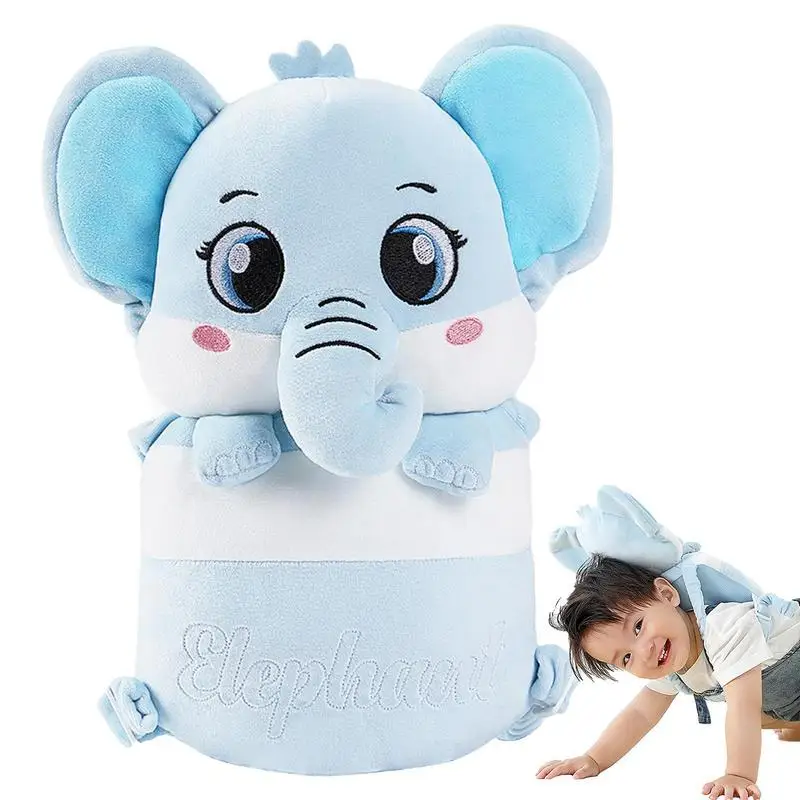 

Мягкая регулируемая подушка для защиты головы от падения на подголовник