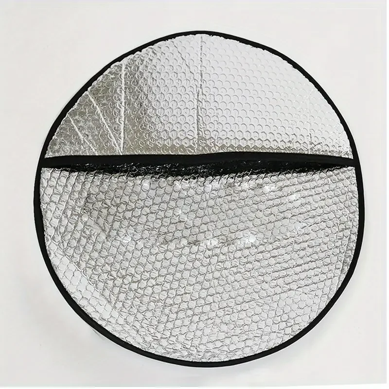 

Чехол на руль автомобиля, солнцезащитный козырек на руль автомобиля, двойная толстая защита от солнца, складной солнцезащитный крем с защитой от ультрафиолета, автомобильные принадлежности, серебристый