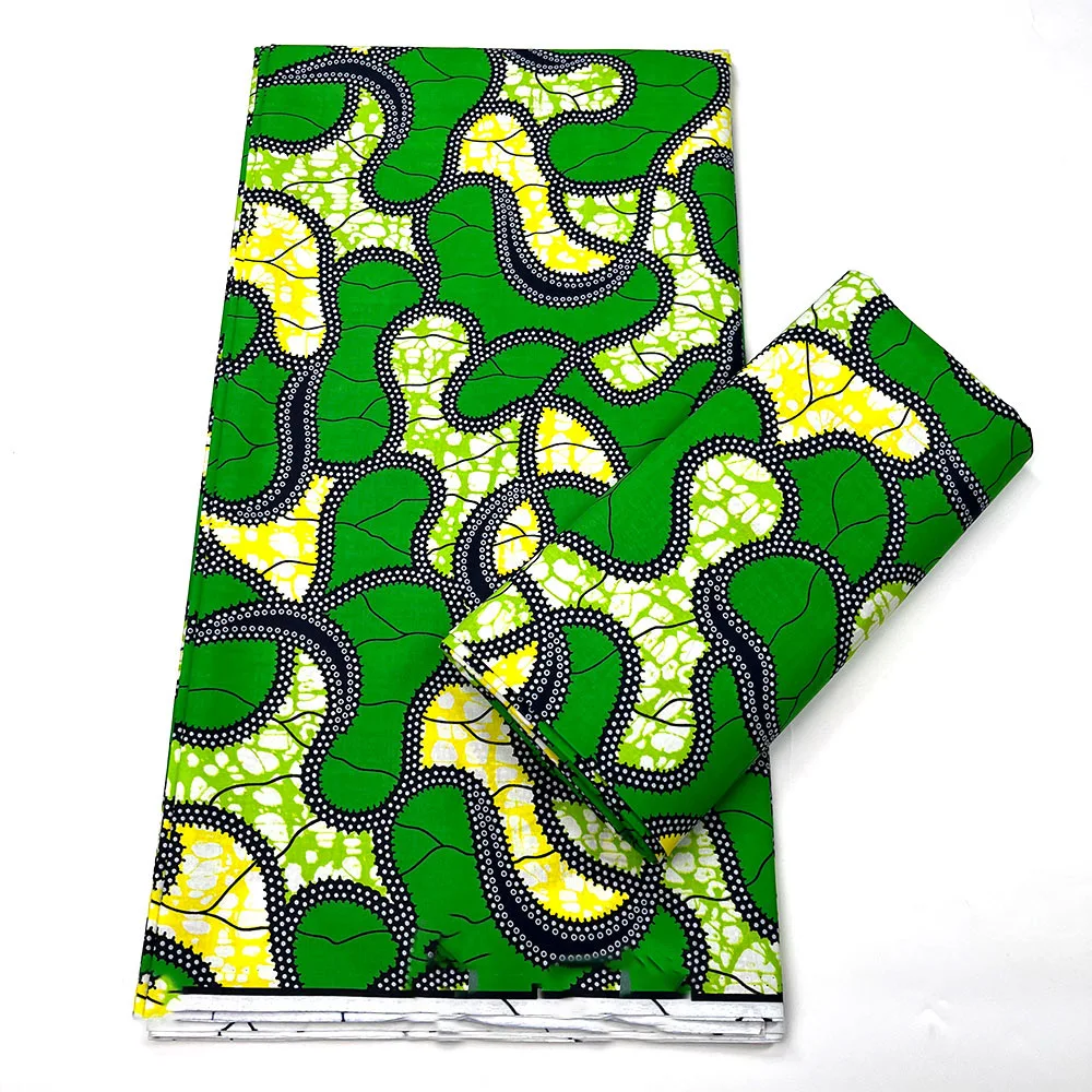 

Африканская анкарская ткань, оригинальная высококачественная ткань с восковым принтом, 100% хлопок, Африканское нигерийское платье с восков...