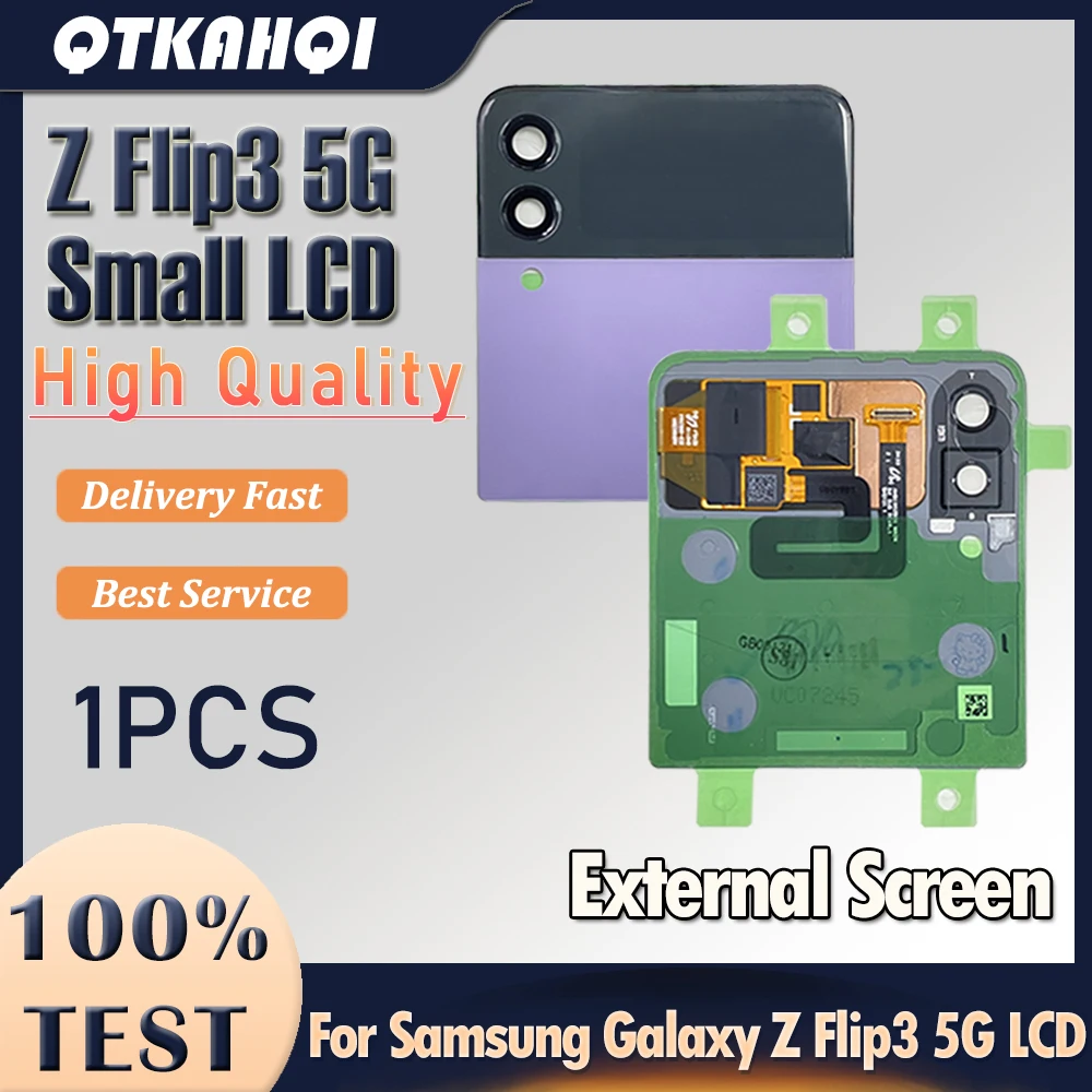 Внешний ЖК-экран AMOLED 1 9 дюйма для Samsung Z флип-дисплей телефон с маленьким