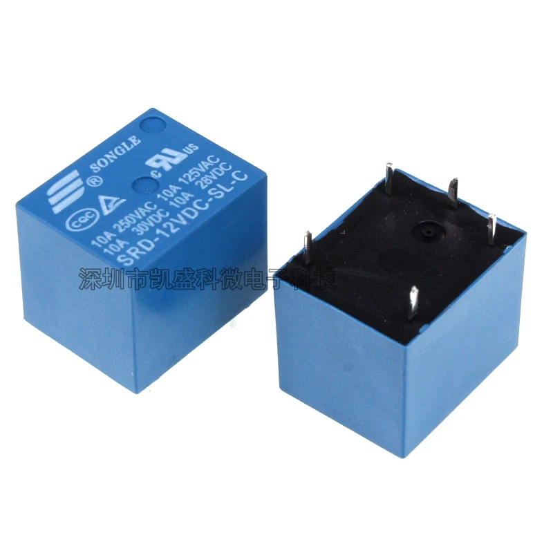 SRD-12VDC-SL-C 5 pin PCB тип 12V DC реле мощности