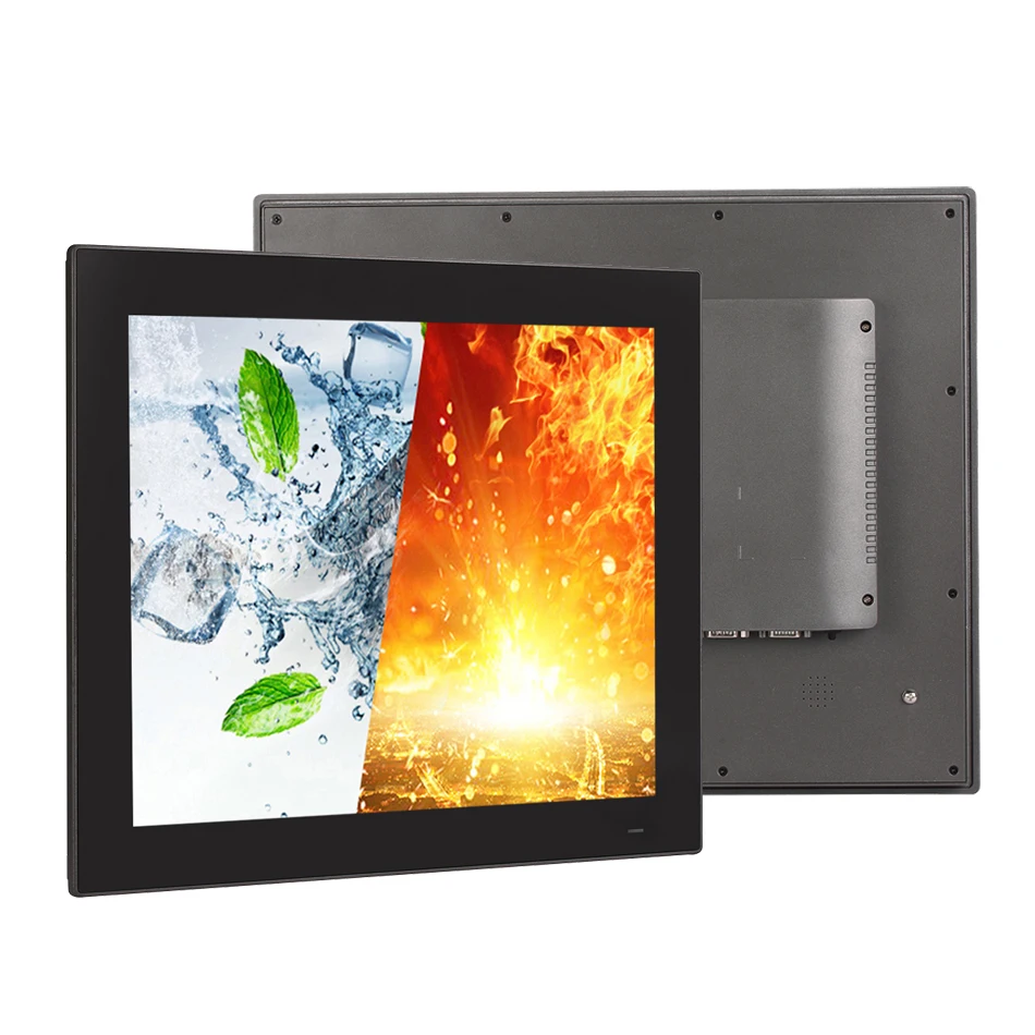 Промышленная светодиодсветодиодный Передняя панель HUNSN 17-дюймовая TFT SXGA IP65 ПК APW22