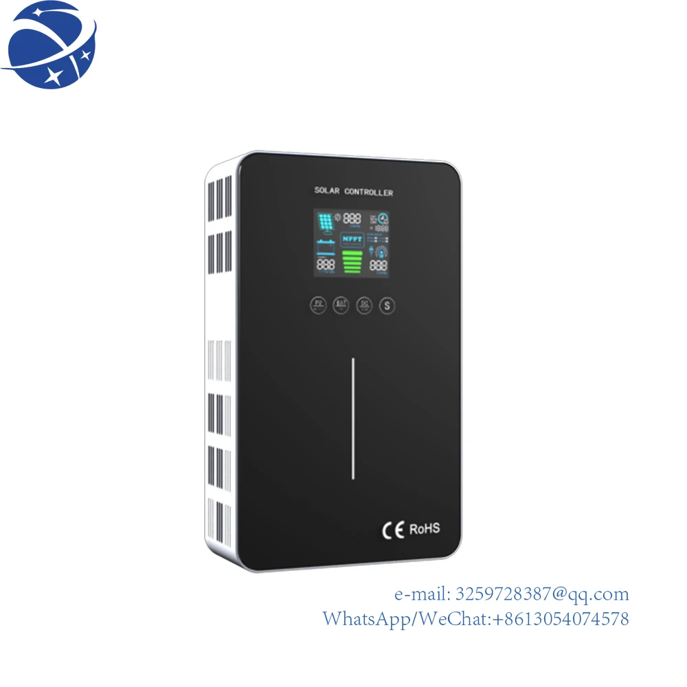 40 50 60 80 100 amp MPPT PWM Solar panel charge controller with backlight digital screen display digital USB ports