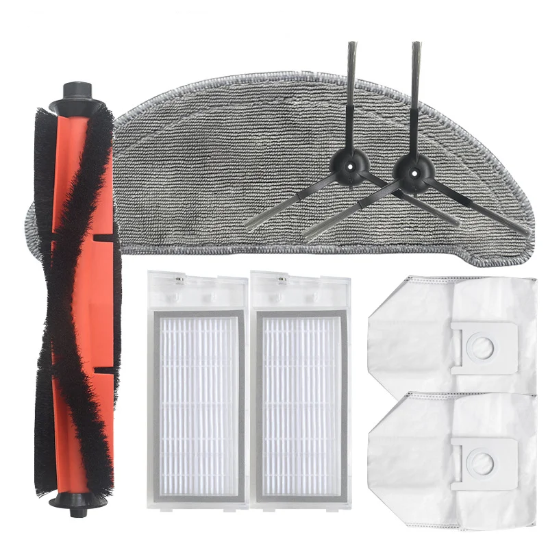 

8 Pieces Main Brush Parts for Roidmi EVE Plus Robotic Vacuum Cleaner Accessories Hepa Filter Replacement Accessories