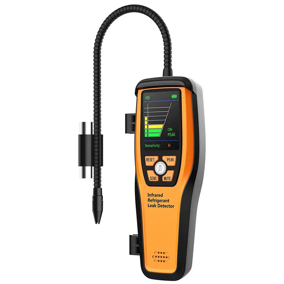 

Sensitive portable rechargeable refrigerant gas leak detector Elitech ILD-200