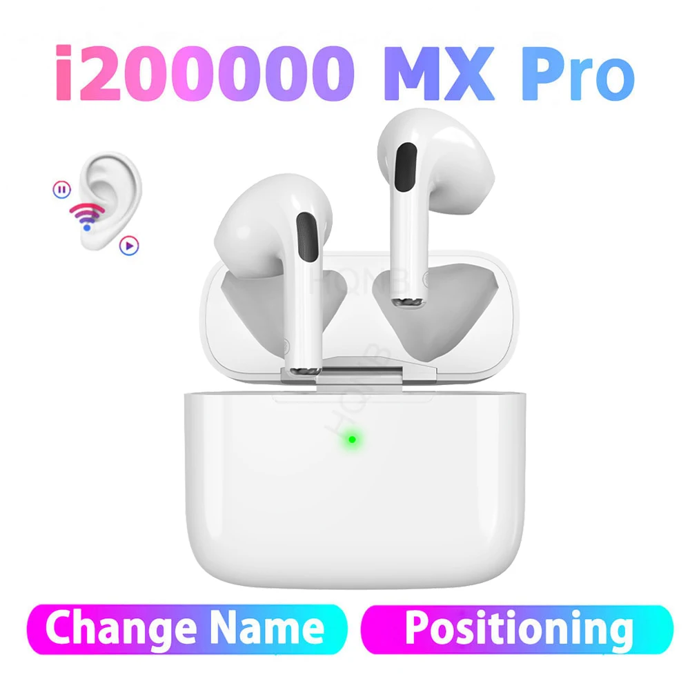 

i200000 TWS MX Pro Headphones Bluetooth Earphones Wireless Bluetooth Headset Handfree Microphone for Mobile Xiaomi Redmi