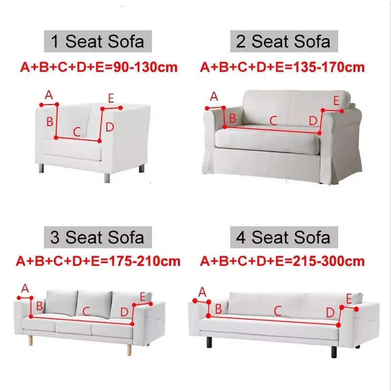 

2023 Plaid Seersucker Sofa Cover For Living Room Stretch Sofa Slipcover For Home Armchair Cover 1/2/3/4 Seat Corner Sofa Couch C