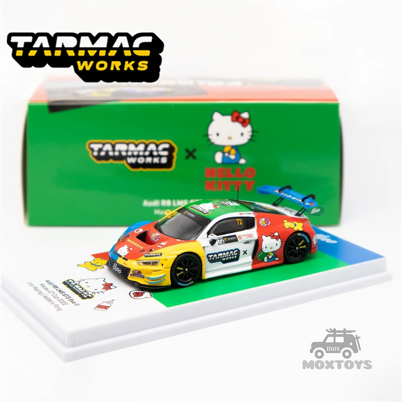 

Tarmac Works 1:64 R8 LMS GT3 Evo II Macau GT Cup 2022 Uno Racing Diecast Model Car