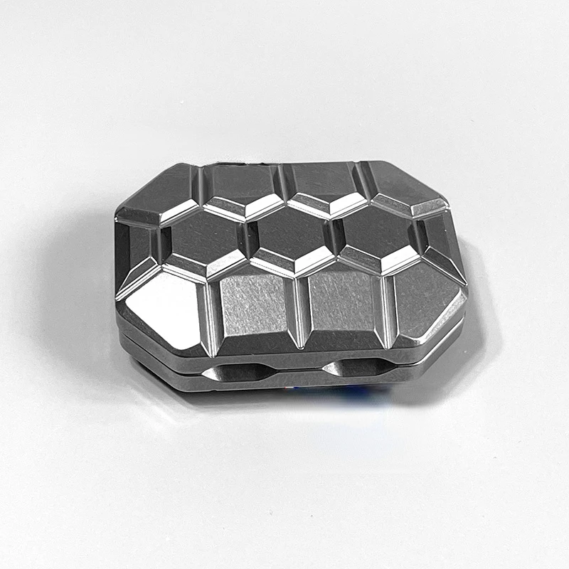 New Zealand EDC Turtle Push Brand Zirconium Version Decompression Artifact Pop Coin Toy Titanium Metal Ornaments enlarge