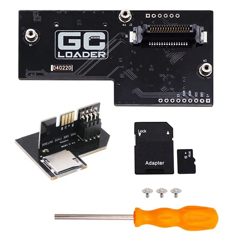 1 Set GC Loader Lite (Clone Version) With SD2SP2 PRO Adapter TF Card Reader For Nintendo Gamecube Console (DOL-001/DOL-101)