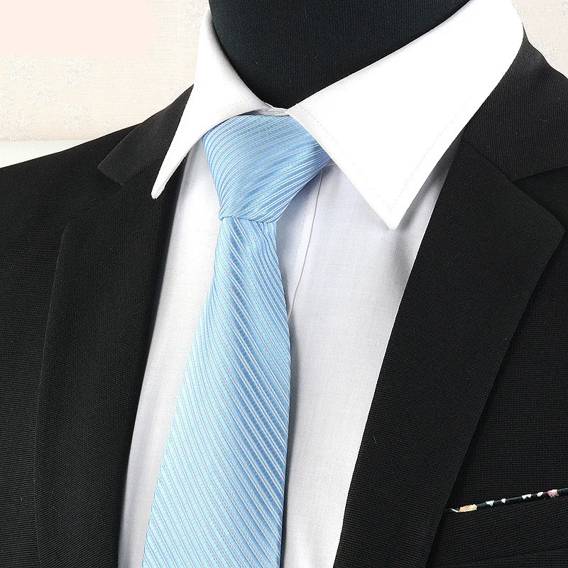 

Новый мужской галстук 8 см, Классический Повседневный однотонный жаккардовый галстук в полоску с цветочным рисунком для детской повседневн...