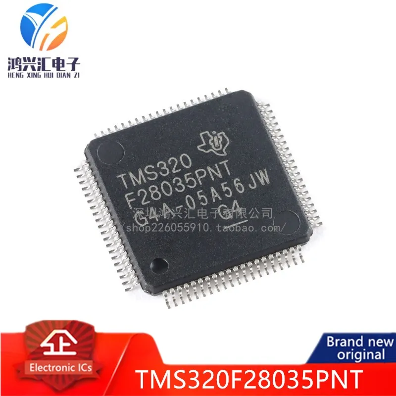 

100% Оригинальный TMS320F28035PNT MCU 32-разрядный C28x RISC 128KB Flash 1,8 в/3,3 В автомобильный 80-Pin LQFP лоток