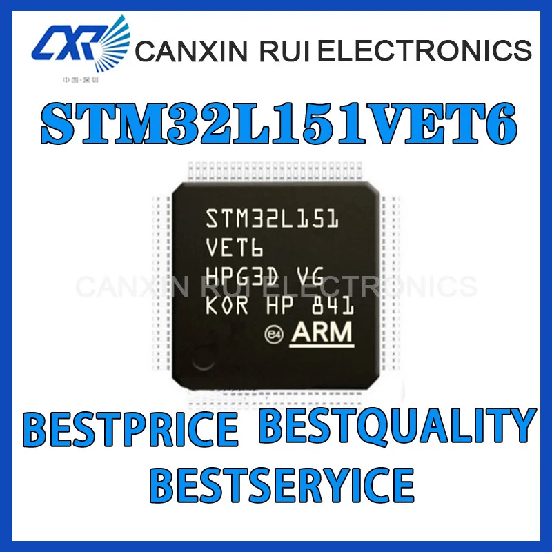 

100% Новый оригинальный STM32L151VET6 встроенный процессор ST микроконтроллер 32-разрядный MCU LQFP-100