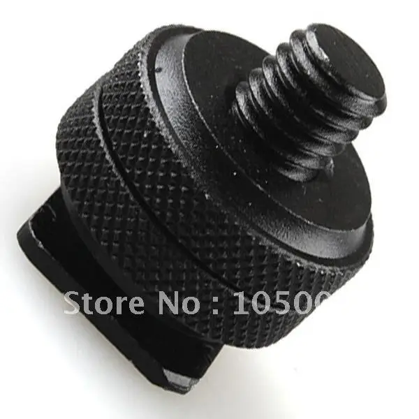

3/8" 3/8 inch Tripod screw to Camera Flash Hot Shoe Mount Adapter