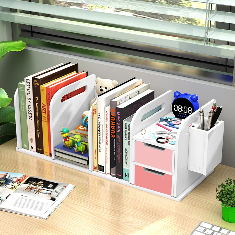

Портативная настольная маленькая книжная полка, Студенческая книжная стойка, простая настольная полка, детский стол, офисный ящик для хран...