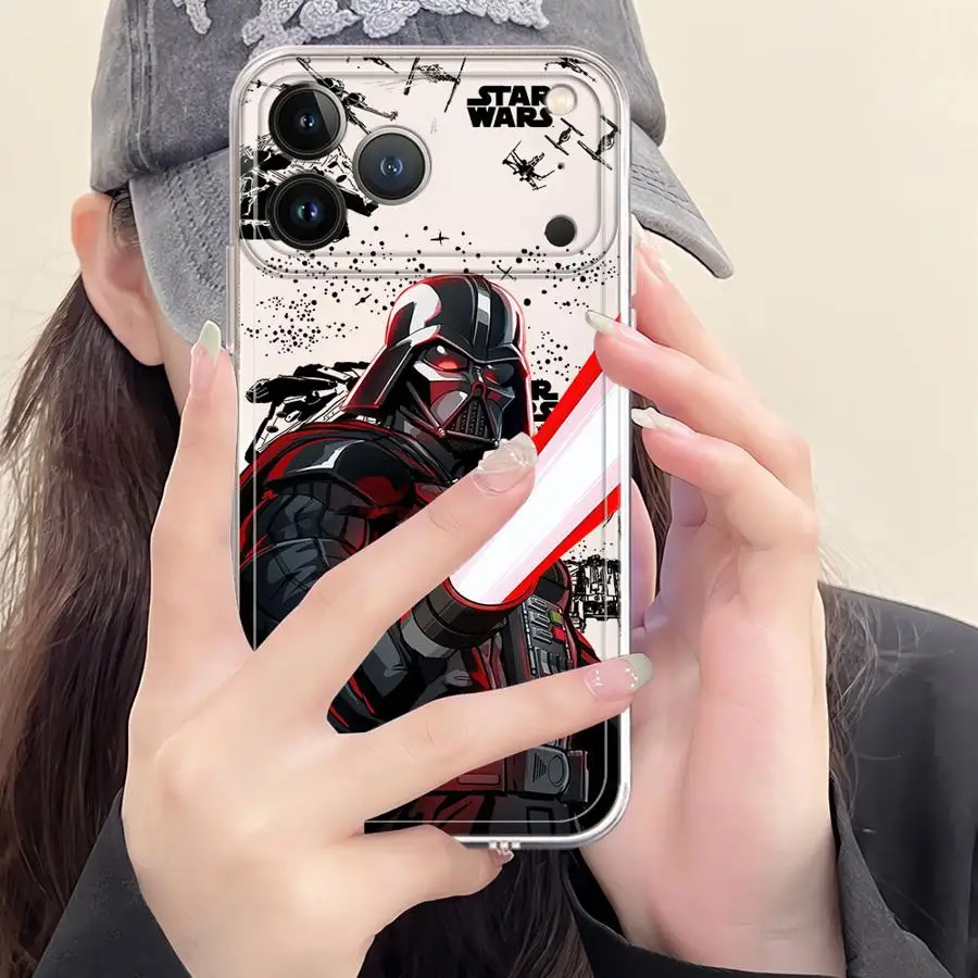 Фото Чехол S-Stars Wars для iPhone 17 Pro Max 14 Plus 11 XS Max XR 16 15 7 8 12 Mini Air 13 Pro, мягкий чехол для телефона №4